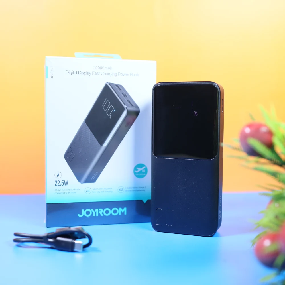Joyroom JR-QP192 20000 mAh 22.5W Fast Charging Power Bank - Black